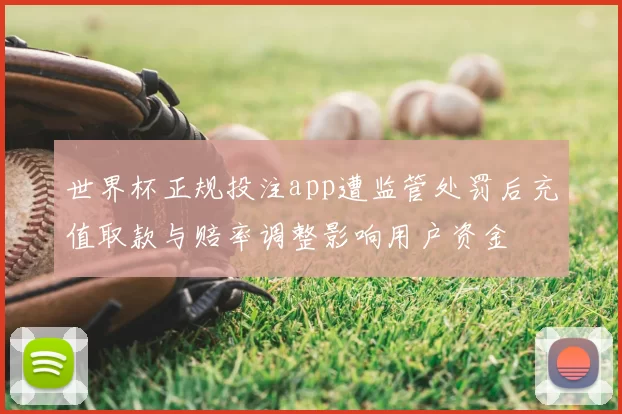 世界杯正规投注app遭监管处罚后充值取款与赔率调整影响用户资金